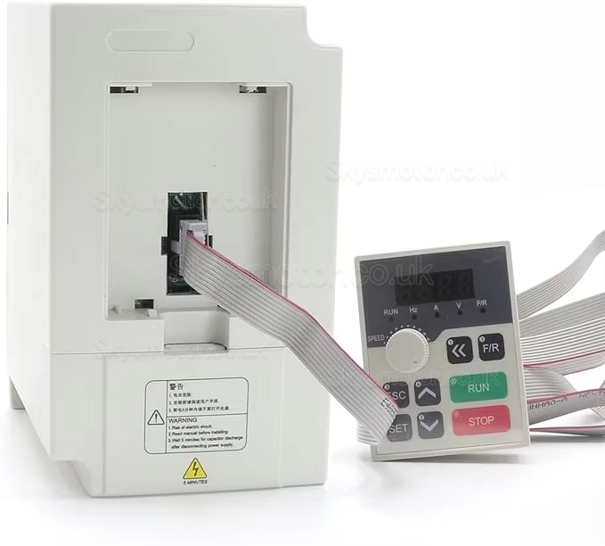 2.2KW 220V/380V Air Cooled Spindle Motor & VFD (Variable Frequency Drive) Kit GDZ80X73-2.2 + H100 ER20 Collet 24000RPM 400 Hz